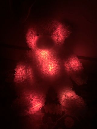 Cepia Color Kinetics Light Up Color Changing White Bear Stuffed Animal 15 " Plush