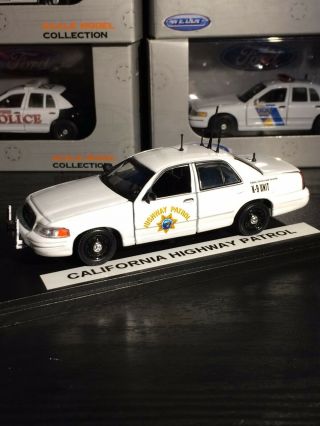 1/43 Greenlight Custom Chp California Highway Patrol K9 Ford Crown Vic Diecast