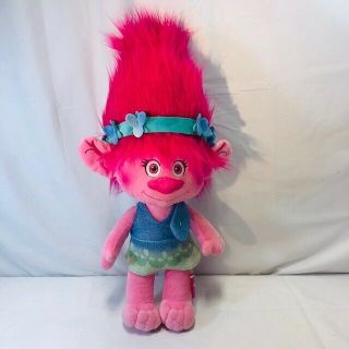 Dreamworks Trolls Large 24 " Stuffed Animal Plush Poppy Pink Troll Doll