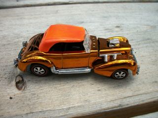 Hotwheels Orange Over Chrome Classic Cord Redline Orange Top Resto Custom