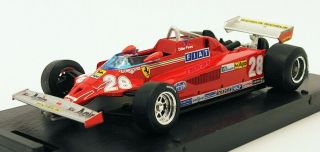 Brumm 1/43 Scale R391 - F1 Ferrari 126ck Turbo Gp Italia 1981 - D.  Pironi