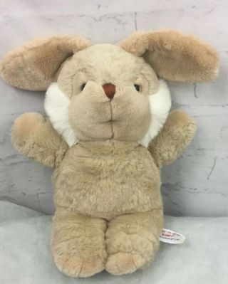 11 " Vintage 1986 Heart Throb Bunny Rabbit Stuffed Animal Plush Toy