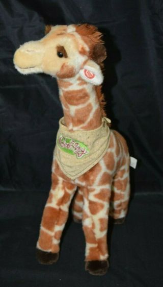 2000 Toys " R " Us Plush Geoffrey The Giraffe Talking Singing Poseable Toy 18 "