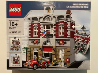 Lego Creator Fire Brigade Set 10197 Modular Building