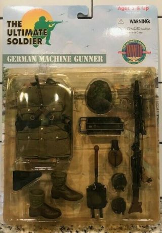 21st.  Cent Toys The Ultimate Soldier German Machine Gunner Uniform Scale 1:6