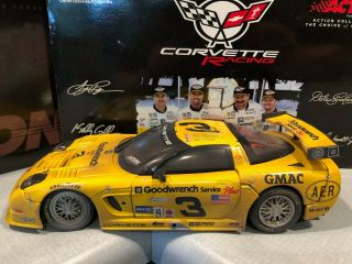2001 Action Dale Earnhardt Sr Jr Pilgrim Collins 3 1/18 Corvette Raced Version