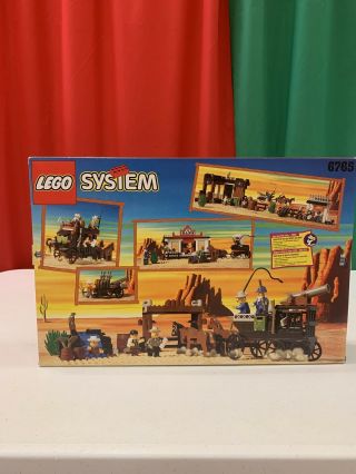Rare Vintage LEGO Systems 1996 Wild West Set 6765 Gold City Junction 3