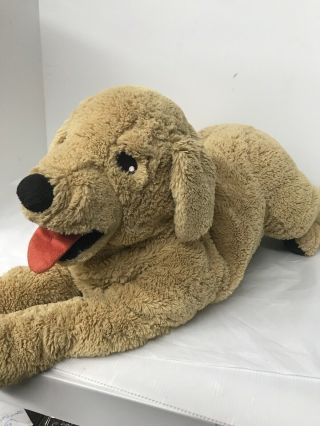 Ikea Gosig Golden Retriever Plush Puppy Dog Soft Stuffed Toy Tan Brown 27 " Large