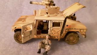 Unimax Forces Of Valor 1:32 Diecast Us Humvee Hmmwv With Figures No Box