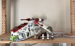 Lego 7676 Star Wars Republic Attack Gunship 99 Complete Clone Wars