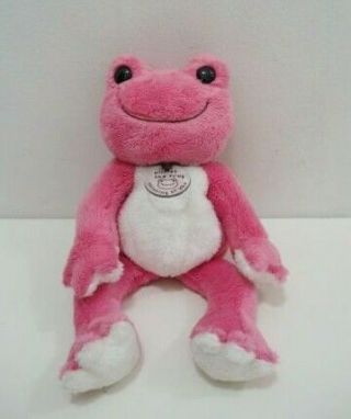 Pickles The Frog Pink Nakajima Beanie 10 " Plush Toy Doll Japan