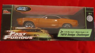 1:18 Die Cast Racing Champions The Fast And The Furious 1970 Dodge Challenger