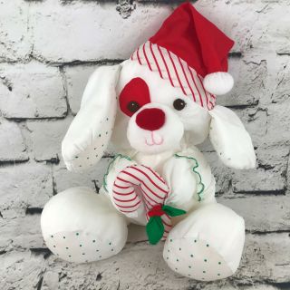 Fisher - Price Puffalump Puppy Dog Plush Stuffed Animal Christmas Toy Vintage 1990