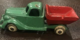 Vintage 1930’s Hubley Cast Iron Dump Truck 2224 Made In Lancaster,  Pa