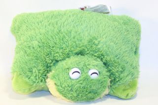 Pillow Pets Pee - Wees Frog 2010 Plush Stuffed Animal Lovey Travel