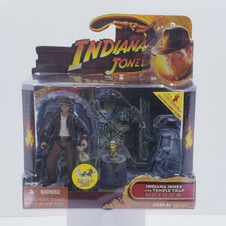 Indiana Jones With Temple Trap Raiders Of The Lost Ark Playset & Figure 2008