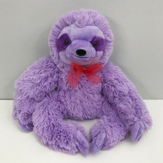 Dan Dee Sloth Purple Violet Plush Stuffed Animal 15 " Soft Rare