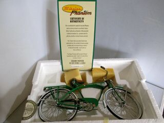 1955 Schwinn Phantom Bike By Xonex Diecast Model 1/6 Limited Ed.  Green