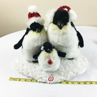 Dan Dee Christmas Singing Dancing Light Up Penguins Plush 14 