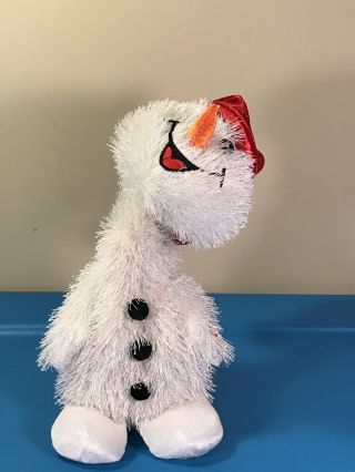 Dan Dee Collectible Singing Plush Stuffed Snowman - Sings Deck The Halls - 10 "