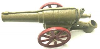 Big Bang Cast Iron Cannon With Metal Wheels Vintage