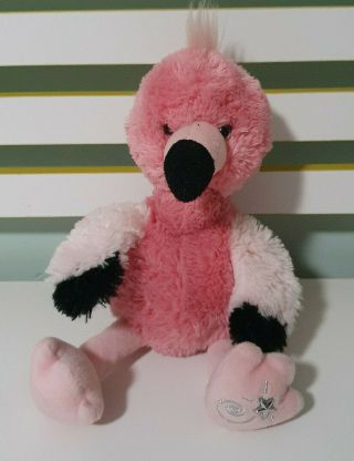 Russ Berrie Shining Stars Flamingo Plush Toy Soft Toy About 30cm Kids Toy Pink