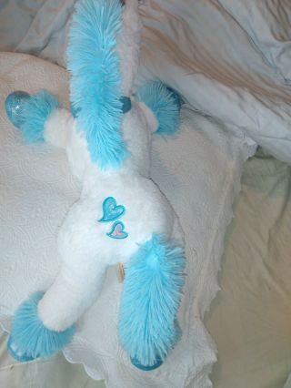 Dan Dee Collectors Choice Large White Blue Unicorn Sparkle Plush Stuffed Horse 2