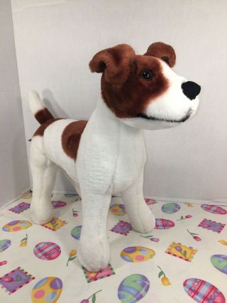 Euc - 18” Melissa & Doug Plush Jack Russell Terrier Stuffed Animal