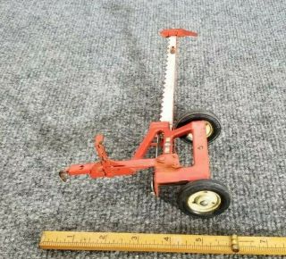 Vintage 1/16 Tru - Scale Red Sickle Mower Tractor Implement By Carter