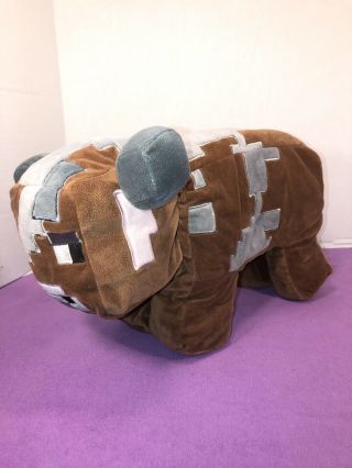 Vguc - 16” Minecraft Mojang Brown Cow Stuffed Animal Plush Pillow