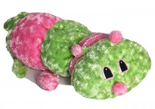 Dan Dee Collectors Choice Large Cute Caterpillar Plush Pink/green 30 " Length
