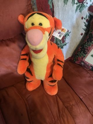Tigger Stuffed Animal Plush From Winnie The Pooh Large 24” Walt Disney - Mattel