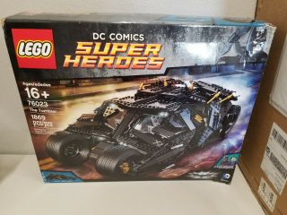 Lego 76023 Dc Comics Heroes Batman The Tumbler - But Box Damage