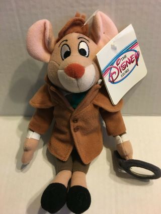 Disney The Great Mouse Detective Basil Bean Bag 8 " Plush Stuffed Animal