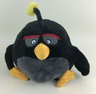 Rovio Angry Birds Movie Bomb 11 " Stuffed Plush Toy 2016 Black Standing Character