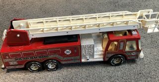 Nylint Water Cannon Fire Truck Sound Machine 1980 ' s,  Vintage Metal and Plastic 2