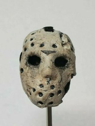 Custom 1/6 Scale Friday The 13th Part 7 Jason Voorhees Head / Removable Mask Vii