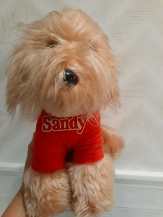 Vintage 1982 Knickerbocker Little Orphan Annie’s Dog Named Sandy 12” Plush