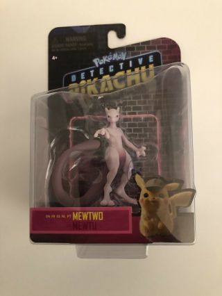 Pokemon Detective Pikachu Mewtwo Figure Mewtu