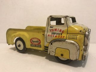 ANTIQUE 1950 ' S WYANDOTTE Towing Service Nite & Day Tow TRUCK Vintage 2