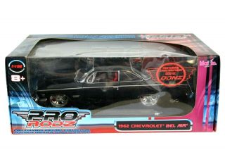 Maisto Pro Rodz 1:18 Scale 1962 Chevrolet Bel Air Black In Open Box 2005 Diecast