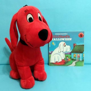 Kohls Cares Clifford The Big Red Dog Plush Stuffed Animal Toy W/ Book 2011 13 "