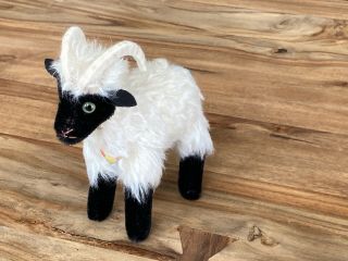 Vintage Steiff Ram Mountain Goat - Snucki - Paper Tag -