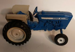 Ford 4600 Tractor Ertl 3 Point Hitch 1:12 Scale Diecast Metal Blue
