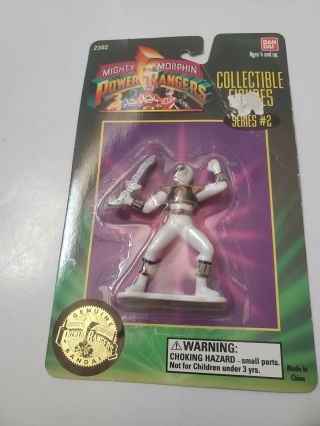 Mighty Morphin Power Ranger Collectible Figure Series 2 White Ranger