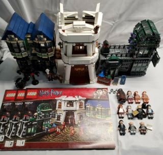 Lego Harry Potter Diagon Alley 10217; 100 Complete W Minifigures/books (2011)