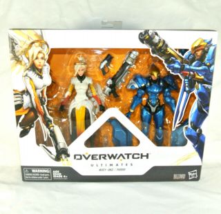 New: Overwatch Ultimates Series Pharah And Mercy - Dual Pack Action Figures