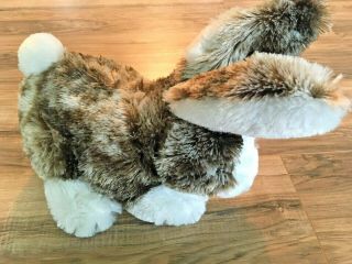 Dan Dee Brown White Bunny Rabbit Large 14 " Soft Stuffed Animal Toy Plush