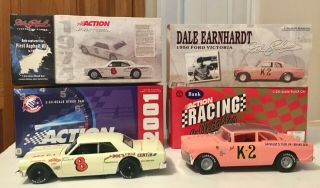 1998,  2001 Action Dale Earnhardt 1956 Ford,  8 1st Win Nascar Stock Cars,  Boxes 2