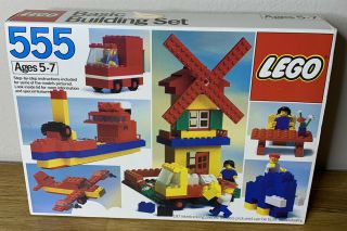 Rare Vintage 1983 Classic Basic Lego Building Set 555